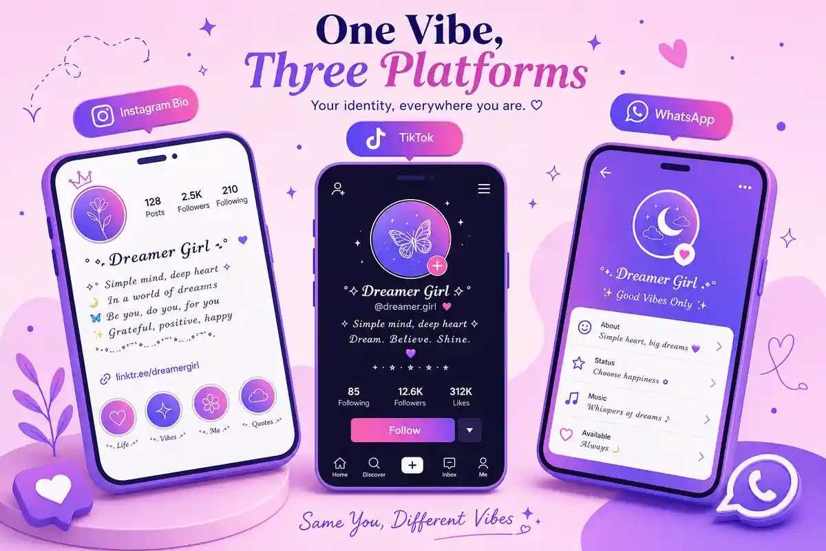 Letras diferentes para redes sociais Instagram, TikTok, WhatsApp e Discord